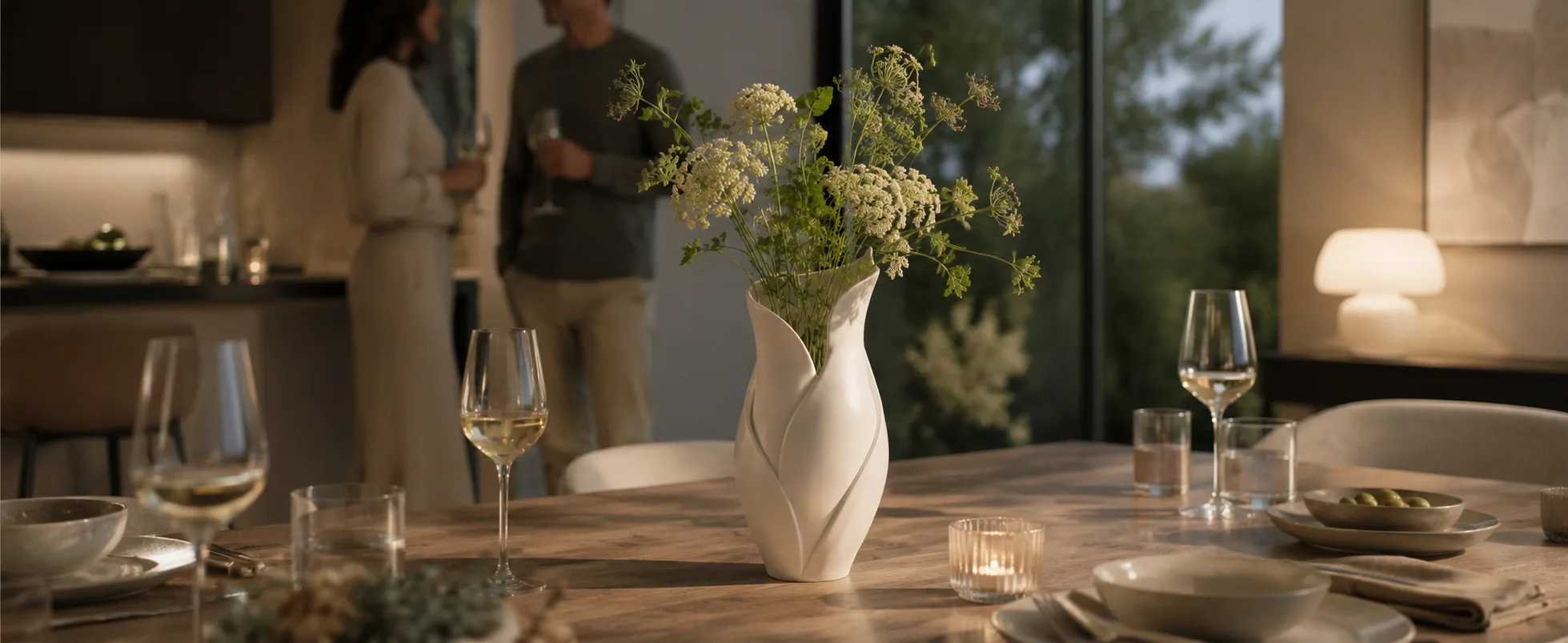 Vaso Calla — Tavolo da pranzo